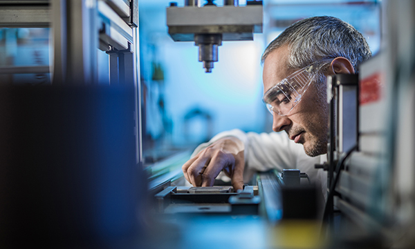 Prüfgerät Justierung